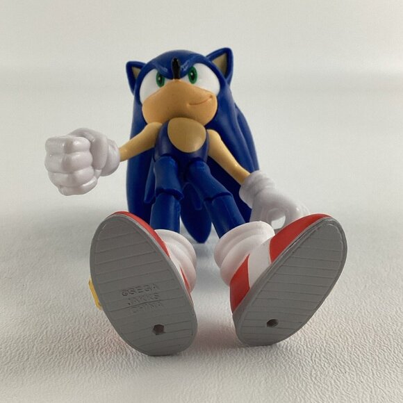 Sega Sonic The Hedgehog Deluxe Collectible Poseable 4" Action Figure Jakks Toy - Picture 5 of 6